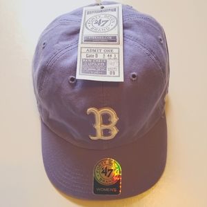 NWT Women's 47 Brand Red Sox baseball cap light purple